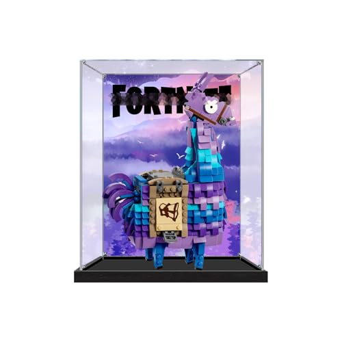 Vitrine aus Acryl für Lego 77071 Supply Llama Modell – robuster Schutz für Ihr Sammlerstück (Modell nicht im Lieferumfang enthalten), Hintergrund von LeafLane