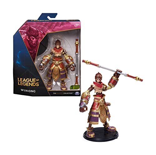 League of Legends - 15cm Wukong Deluxe-Sammelfigur mit 1 Accessoire (Stab) und Ausstellungssockel von League of Legends