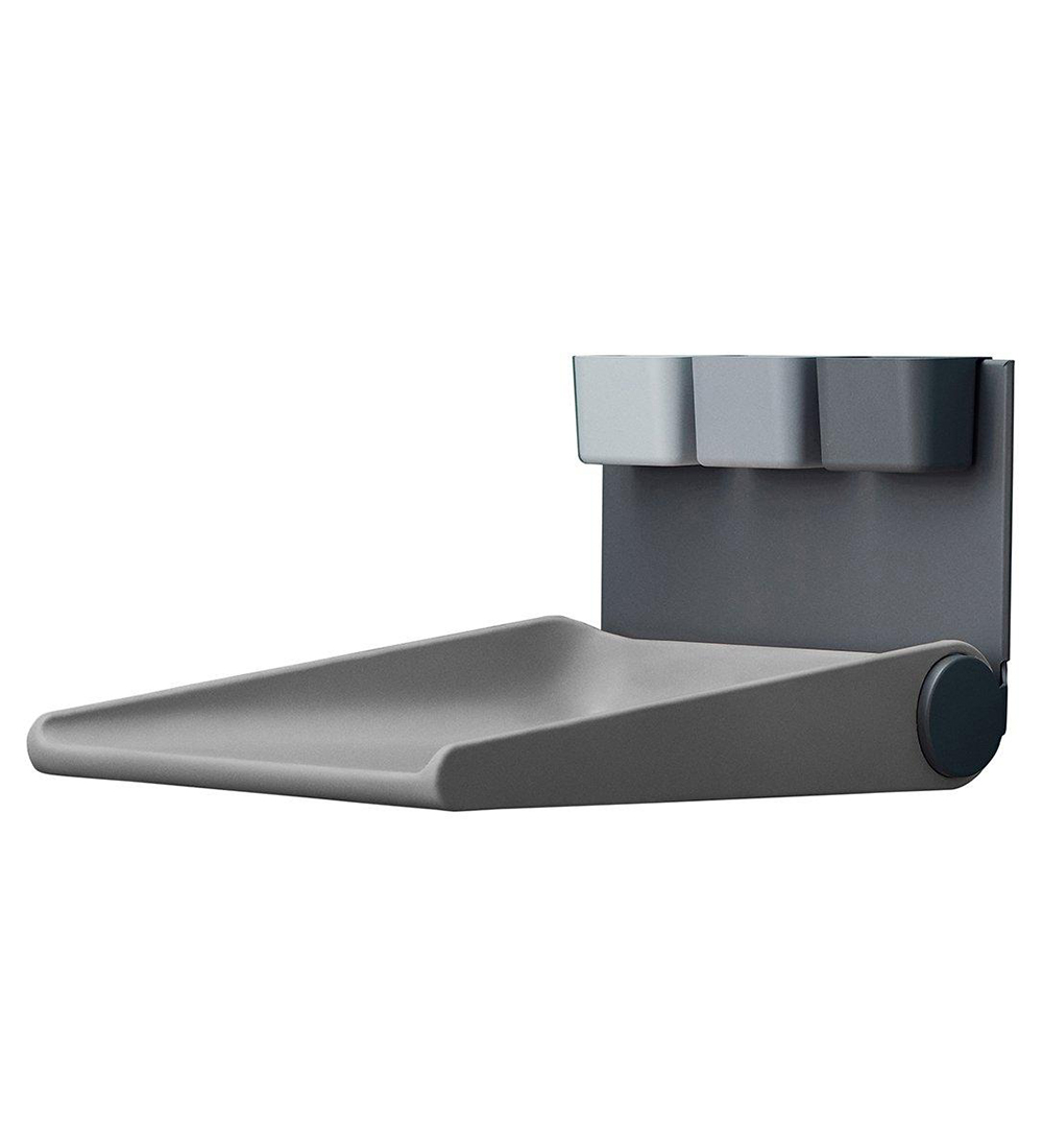 Leander Wally Wickeltisch - Wandmontage - 56x80 cm - Dusty Grey - Leander - One Size - Wickeltisch Leander Wally Wickeltisch - Wandmontage - 56x80 cm - Dusty Grey - Leander - One Size - Wickeltisch von Leander