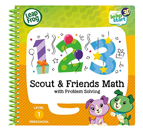 LeapFrog 460703 Scout and Friends Mathe 3D Aktivitätsbuch Lernspielzeug, Mehrfarbig, Einheitsgröße von LeapFrog