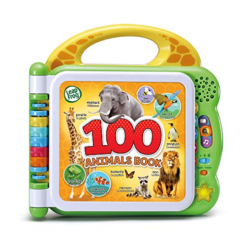 Leapfrog LPF-BOK01 Buch mit 100 Tieren, Einzeln, Mehrfarbig, 24 x 23.5 x 4.5 cm (HWD) von LeapFrog