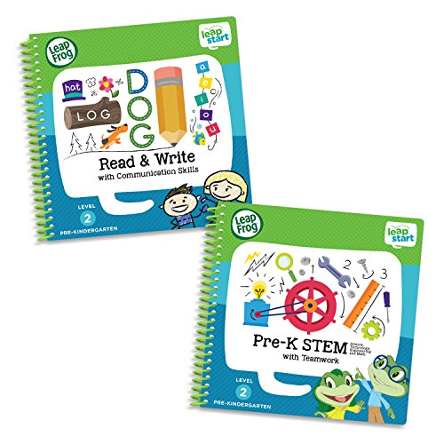 LeapFrog LeapStart Level 2 Pre-Kindergarten Activity Book Bundle with Read and Write, Pre-K STEM von LeapFrog