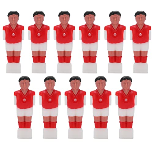 11 Stück Fußball-Tischpuppe, Fußballspieler-Puppe, Fußballspieler, Tischspiel-Puppe, Mini-humanoide Kunststoffpuppe, tragbar, ca. 412 g, für Tischspiel-Training von Leapiture