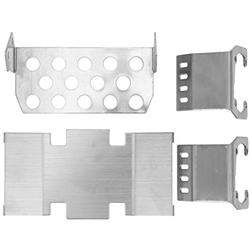 4psc Axial-Schutzplatte, Fahrwerksschutz, Edelstahl-Fahrwerksschutzplatte Für Axial SCX10 II 90046 90047 Ferngesteuerte Kettenfahrzeuge von Leapiture