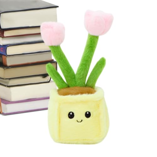 Flowerpot Plush Wohnkultur weiche Plüschpflanzen, Puppenspielzeug, multifunktionaler Leinentopf voller Figur sedum amalia 18 cm rosa aus der Produktion supportib von LearnLyrics