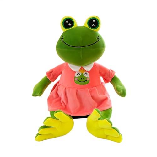 Frosch Stofftier,Frosch Plüschtiere, Frosch-Plüsch,Frosch-Stofftier | Gefülltes Puppenspielzeug für Kinder - Cartoon-Plüschtierspielzeug, Plüschpuppenkissen für Kinder, Kuscheltier-Trösterpuppe von LearnLyrics