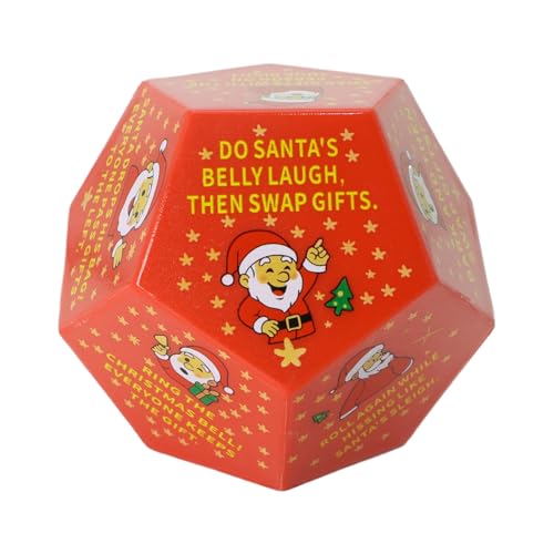 Game of Christmas Déschocat - Warnungen lustiger Würfel, Weihnachtsmann Spielen Spielzeug zum Aufbewahren von Geburtstagsfeiertagen in der Nacht mit Familie Game of Christmas Déschocat - Warnungen lustiger Würfel, Weihnachtsmann Spielen Spielzeug zum Aufbewahren von Geburtstagsfeiertagen in der Nacht mit Familie von LearnLyrics