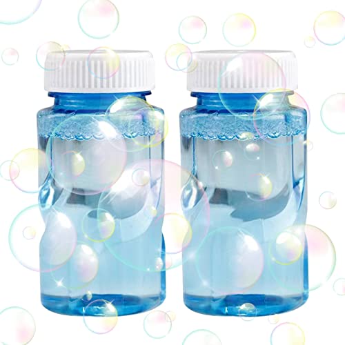 Kinderblasenblase Aufladen | 2 Stücke Bubble -Lösungen von 1,76 oz zum Spielen im Freien, Blasen für Blasenspielzeugspielzeug, zufällige Farben von LearnLyrics