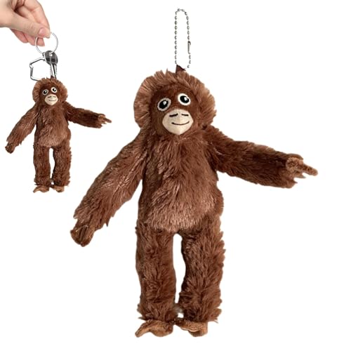 Langarmige Gorilla-Puppe – Hängendes Gorilla-Plüschtier, dehnbares Plüsch- | Kuscheltier mit langem Arm und Dschungel-Thema, Plüschpuppe, weiches Plüschtier zum Aufhängen, niedliches Affen-Plüsch von LearnLyrics