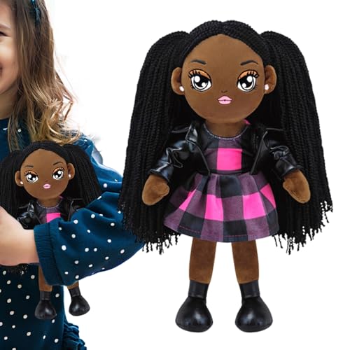 Afroamerikanisches Baby – S Afro Plüschtier schwarz – interaktives Lernspielzeug für Mädchen Kindergarten Dodo Rolle Afroamerikanisches Baby – S Afro Plüschtier schwarz – interaktives Lernspielzeug für Mädchen Kindergarten Dodo Rolle von LearnLyrics
