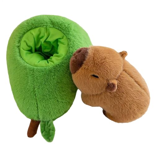 LearnLyrics Capybara Plüsch, Capybara Plüschtier - Weich gefüllte Avocado Capybara Puppe | Kissen, Kissen, Capybara-Plüschtier für Schlafzimmer von LearnLyrics