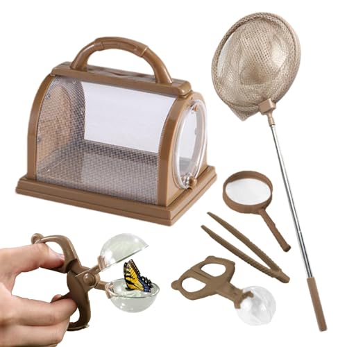 LearnLyrics Critter Cage – Naturbeobachtungsset, Lernbehälter für Kreaturen | Outdoor-Spielzeug für den Außenbereich, Insektenfangset, Camping Explorer-Set, Spielzeug für Viewer von LearnLyrics