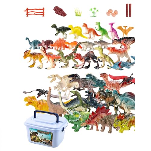 LearnLyrics Dinosaurier-Set, Dinosaurier-Spielzeug für | Kleine Dinosaurierfigur – Tiere kleine Dinosaurier-Figuren, Dinosaurier-Lernspielzeug, Triceratops Rex von LearnLyrics