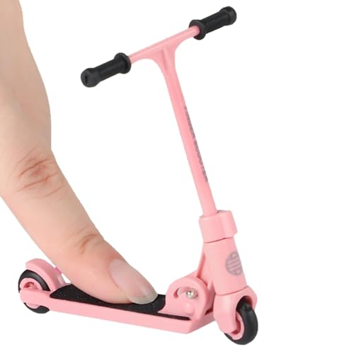 LearnLyrics Finger-Scooter – Winziges Scooter-Fingerbrett, Skateboard-Scooter-Fingerspielzeug | ABS-Micro-Scooter-Fingergerät, sanft gesteuerter -Finger-Scooter, Finger-Scooter-Spielzeug-Miniatur für von LearnLyrics