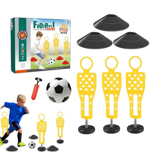 LearnLyrics Fußballausrüstung | Fußball Trainingspuppen - Mehrspieler Lernspielzeug Kinderfußball Hindernisparcours Set Für Outdoor Garten Familie Indoor Zuhause Mädchen LearnLyrics Fußballausrüstung | Fußball Trainingspuppen - Mehrspieler Lernspielzeug Kinderfußball Hindernisparcours Set Für Outdoor Garten Familie Indoor Zuhause Mädchen von LearnLyrics