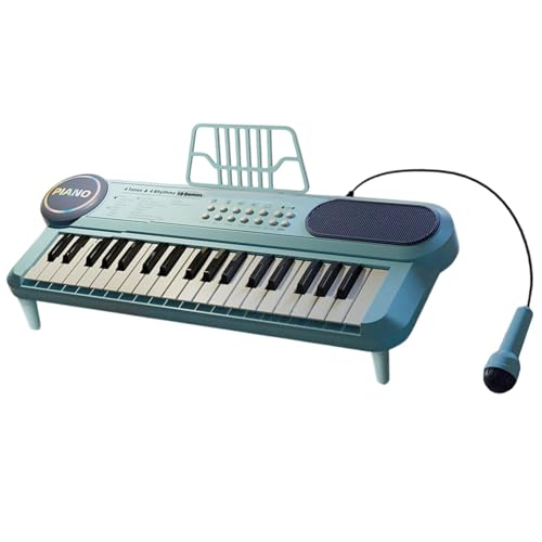 LearnLyrics Keyboard Spielzeug für elektronische Tastatur für Musikinstrumente mit 37 Tasten, Musiktastaturspielzeug, interaktives Musikinstrumentenspielzeug mit Mikrofon für von LearnLyrics