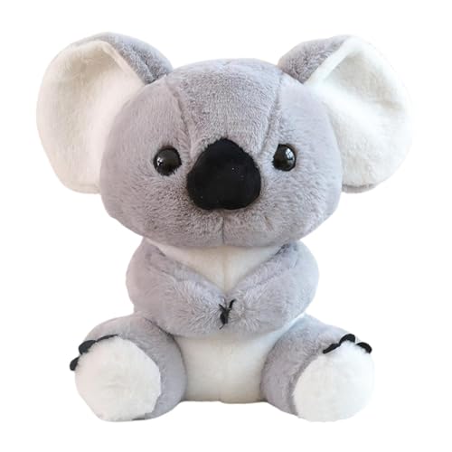 LearnLyrics Koala-Plüschtier, gefüllter Koala, niedliches Koala-Tier - Heimdekoration für Kinderpuppen von Erwachsenen, Koala-Plüschpuppen mit weichem Kissen von LearnLyrics