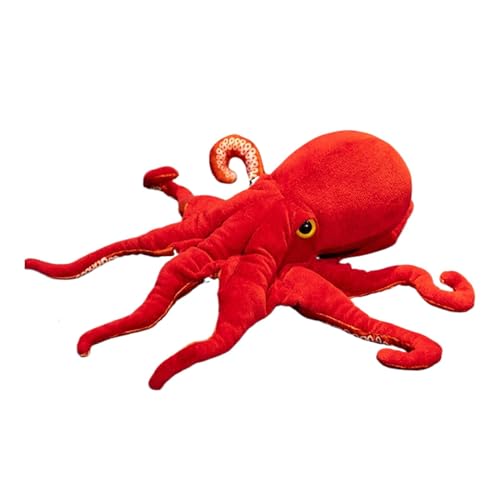 LearnLyrics Oktopus-Plüschtier, Oktopus-Plüschtier, Plüschtier, weiches Plüschkissen mit Meeresbewohnern, für Hochzeit, Zuhause, Weihnachten von LearnLyrics