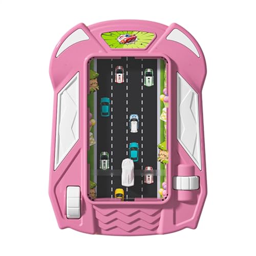 LearnLyrics Rennspielkonsole, Renn-Handkonsole für Kinder,Racing tragbare Spielekonsole Fahren Handheld-Konsole - Abenteuer-Rennspiel, interaktiver Fahrsimulator für von LearnLyrics