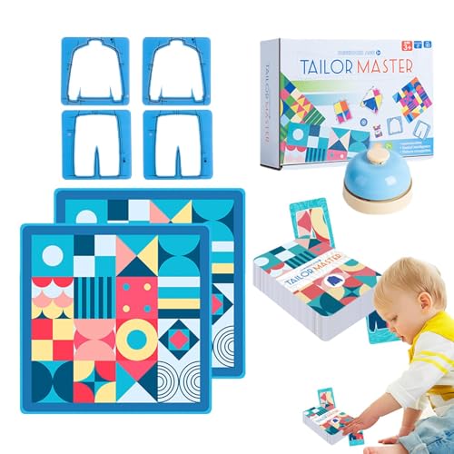 LearnLyrics Tailor Master Matching Game Tailor Master Battle Learning Toy zum Sortieren und Kombinieren von Tailor Master Puzzle für Denk- und Konzentrationstraining, Spielzeug für Kinder von LearnLyrics