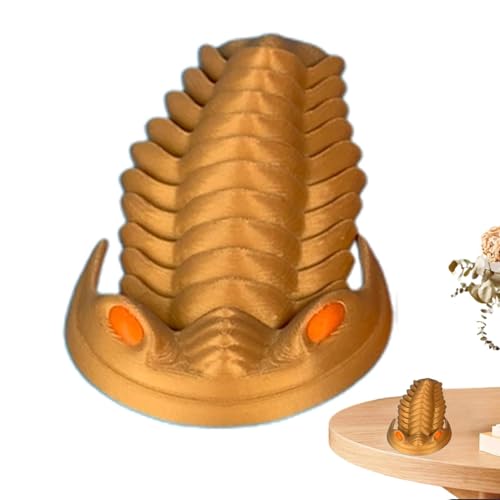 Trilobiten-Spielzeugfigur, 3D-gedruckte Fidget-Tiere - Tierfigur Trilobit Spielzeug 3D gedruckt,Sensorische Spielzeug-Partygeschenke, 3D-gedruckte Tierskulptur, helle Dekoration für Büros von LearnLyrics