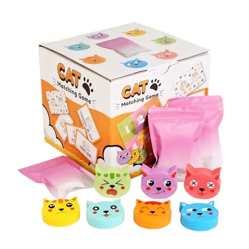 Pädagogisches Spielzeug Für Kleinkinder | Lernspiele Für Die Vorschule | Katzenthema Sinneslernspiele,Geschenkideen Geburtstag Ostern Weihnachten Klassenreise Pädagogisches Spielzeug Für Kleinkinder | Lernspiele Für Die Vorschule | Katzenthema Sinneslernspiele,Geschenkideen Geburtstag Ostern Weihnachten Klassenreise von LearnLyrics