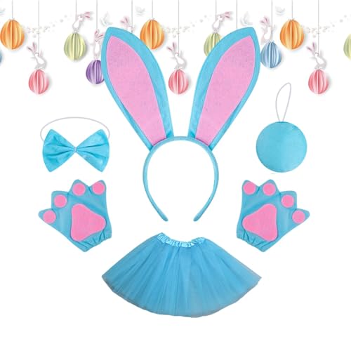 -Party-Kostüm, Tutu Kid bunny Cosplay Spiel | Bunny -Outfit | Niedliches Cosplay-Set, Partyzubehör für Halloween, Geburtstag von LearnLyrics