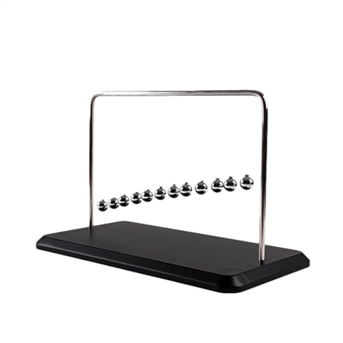 Pendelkugeln,Pendelkugeln Für Den Schreibtisch, 12 Bälle Newtons Cradle Balance Balls, Gebogenes Newton-Pendel, Schlangenförmiges Ornament Mit 12 Kugeln, Mechanisch Gebogene Pendelkugel, Geschenkbox. von LearnLyrics