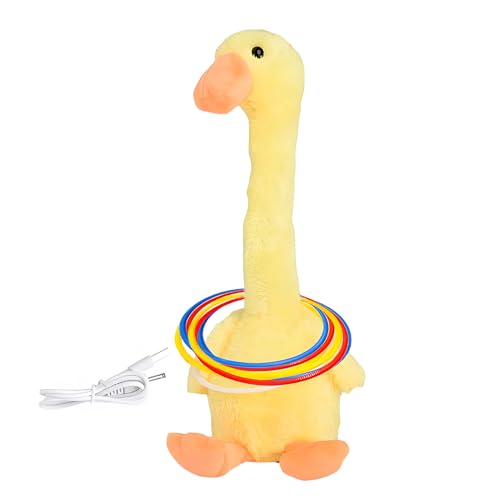 Ringwurf Ente Spiel - Elektronisches Tier-Spielzeug, Tragbares Garten Game | Aufladbares Ringwurfgerät mit Ente für Gartenpartys, Heimspiel, Kinder, Hofaktivitäten, Outdoor-Feste, Geburtstag Ringwurf Ente Spiel - Elektronisches Tier-Spielzeug, Tragbares Garten Game | Aufladbares Ringwurfgerät mit Ente für Gartenpartys, Heimspiel, Kinder, Hofaktivitäten, Outdoor-Feste, Geburtstag von LearnLyrics