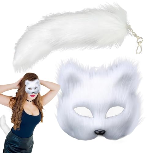 Tierschwanz Cosplay Maskerade, Tier-Cosplay-Maskerade, Cosplay-Kostüm-Set für Mädchen, Tier-Cosplay-Kostüm, Anime-Cosplay-Kostüm, Anime-Cosplay-Maskerade von LearnLyrics