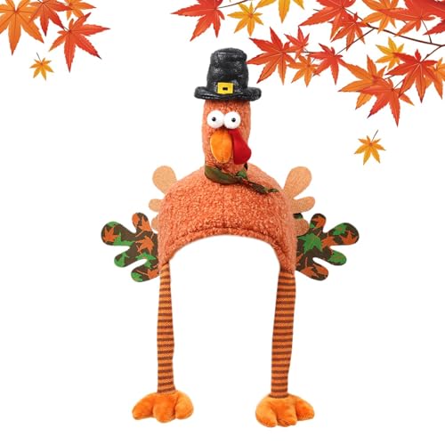 Truthahn-Hut, Kopfbedeckung – Thanksgiving-Party-Kostüm, lustiger Plüsch-Truthahn-Hut, lustige Türkei-Kopfbedeckung, urkomischer Urlaubshut, Truthahn-Kostüm für Erwachsene, lustige Truthahn-Hut, Kopfbedeckung – Thanksgiving-Party-Kostüm, lustiger Plüsch-Truthahn-Hut, lustige Türkei-Kopfbedeckung, urkomischer Urlaubshut, Truthahn-Kostüm für Erwachsene, lustige von LearnLyrics