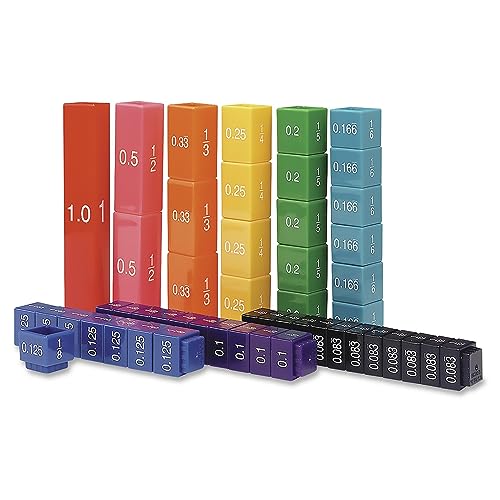 Fraction Tower® Equivalency Cube Set, Set of 51 von Learning Resources