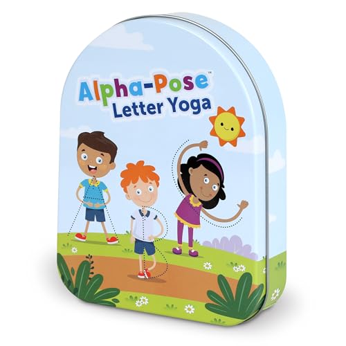 Learning Resources Alpha-Pose Buchstaben-Yoga, Kinder-Yoga, Alphabet-Lernkarten, Lernspielzeug für Kleinkinder, soziales emotionales Lernen, Geschenke für Kinder ab 4 Jahren, 28 Stück von Learning Resources