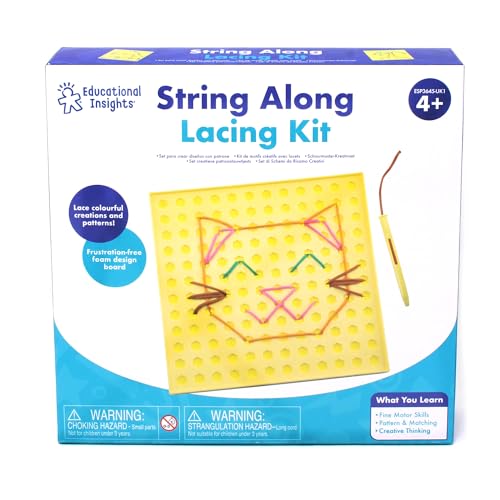 Learning Resources ESP3645-UK1 String-Along Fädelset, Mehrfarbig, Einheitsgröße von Learning Resources