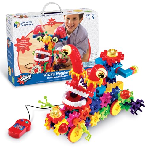 Learning Resources Gears! Gears! Gears! Wacky Wigglers Motorisiertes Bauset von Learning Resources