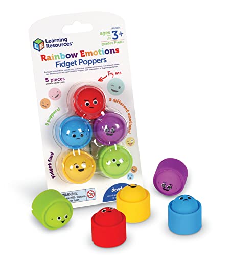 Learning Resources Gefühle-Plopper, Alter 3+, Stressabbau Spielzeug, sozio-emotionales Lernen mit 5 Emoji-Gesichtern, Sensorikspielzeug zur Förderung von Feinmotorik und Gefühlsverständnis Learning Resources Gefühle-Plopper, Alter 3+, Stressabbau Spielzeug, sozio-emotionales Lernen mit 5 Emoji-Gesichtern, Sensorikspielzeug zur Förderung von Feinmotorik und Gefühlsverständnis von Learning Resources