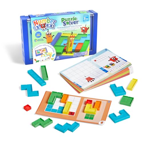 Learning Resources HM96320UK Numberblocks Solver, Spielzeug für 3-jährige Jungen und Mädchen, 50 Puzzles mit 4 Schwierigkeitsstufen, Reisespiele, Multi von Learning Resources