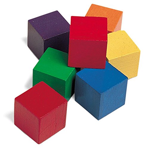 Learning Resources Bunte Holzwürfel 2,5 cm (Set mit 102 Stück) von Learning Resources