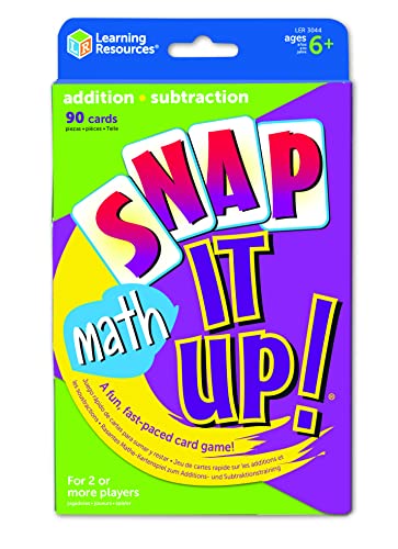 Learning Resources LER3044 SNAP IT UP! Addition / Subtraktion-GR. 1 + von Learning Resources