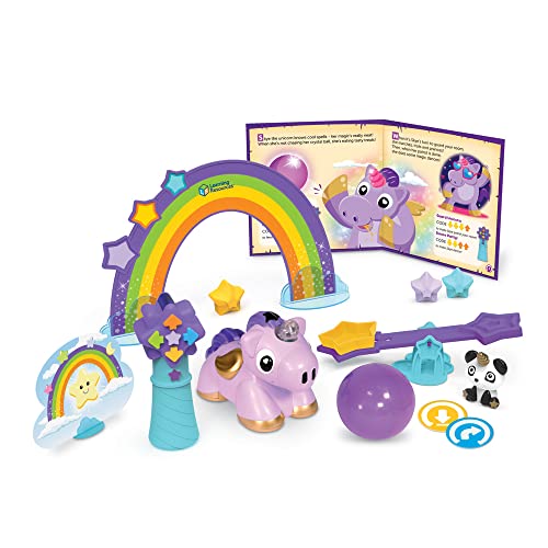 Learning Resources Coding Critters MagiCoders Skye, das Einhorn, Programmierspielzeug für Kinder, Mint-Spielzeug, Geschenke für Kinder ab 4 5 6 7 Jahren, Jungen und Mädchen von Learning Resources