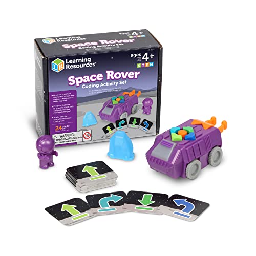 Learning Resources „Programmierbarer Weltraum-Rover“-Set, Programmieren für Kinder, Programmierspielzeug, Mint-Spielzeug für Kinder, Mint-Spielzeug, Weltraum-Spielsachen, Astronauten-Spielzeug, 4+ von Learning Resources