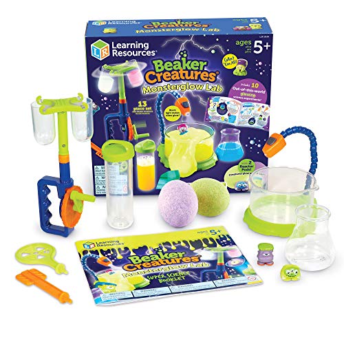 Learning Resources Beaker Creatures Monsterglow Laborset, Mint, Wissenschaftlicher Experimentierkasten, Ab 5 Jahren von Learning Resources