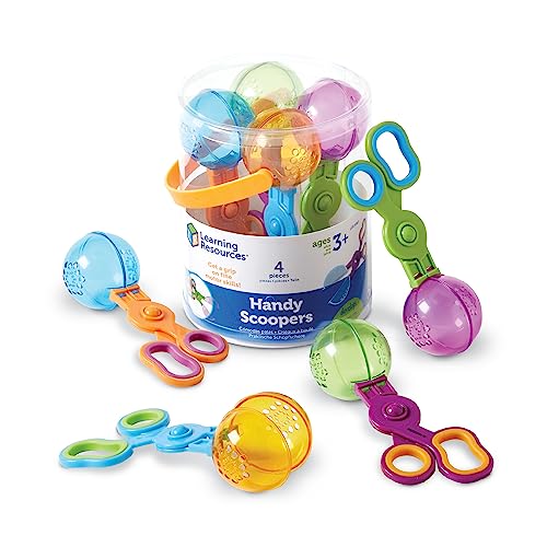 Learning Resources Handy Scoopers™ – Praktische Schöpfschere, 13,5 x 12,5 x 15,5, Merhfarbig von Learning Resources