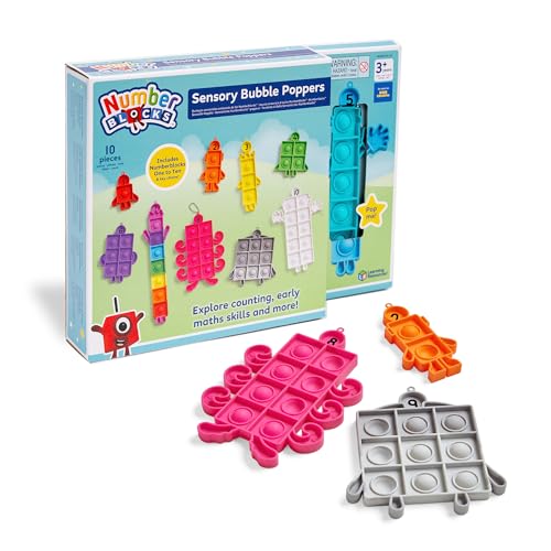 Learning Resources Numberblocks Blasen-Popper, 10 Popper mit Schlüsselanhänger, Sensorisches und Anti-Stress-Spielzeug, Zahlen und Zählen Lernen, Geschenk für Jungen und Mädchen ab 3 4 5+ Jahren Learning Resources Numberblocks Blasen-Popper, 10 Popper mit Schlüsselanhänger, Sensorisches und Anti-Stress-Spielzeug, Zahlen und Zählen Lernen, Geschenk für Jungen und Mädchen ab 3 4 5+ Jahren von Learning Resources