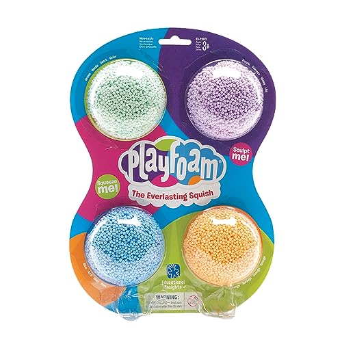 Learning Resources Original-Spielknete Playfoam, Starterset (4-teilig) von Learning Resources