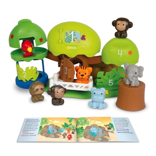 Learning Resources Peeksville Dschungel‑Safari Klappspielset mit 6 Tier‑Fingerpuppen – Motorikspaß ab 18 Monaten Learning Resources Peeksville Dschungel‑Safari Klappspielset mit 6 Tier‑Fingerpuppen – Motorikspaß ab 18 Monaten von Learning Resources