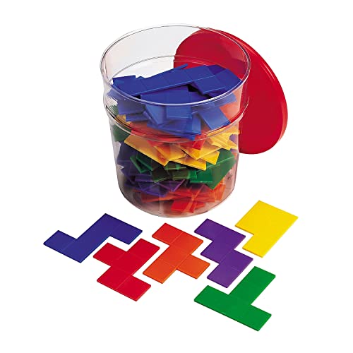 Learning Resources Rainbow Pentominoes – Pentominos in Regenbogenfarben von Learning Resources