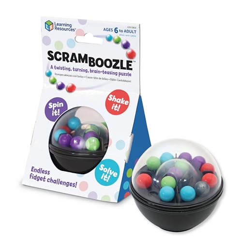 Learning Resources LER5900 Scramboozle Puzzleball, Spielzeug für 6-jährige Jungen und Mädchen, Reisespiele für Kinder, Multicolor von Learning Resources