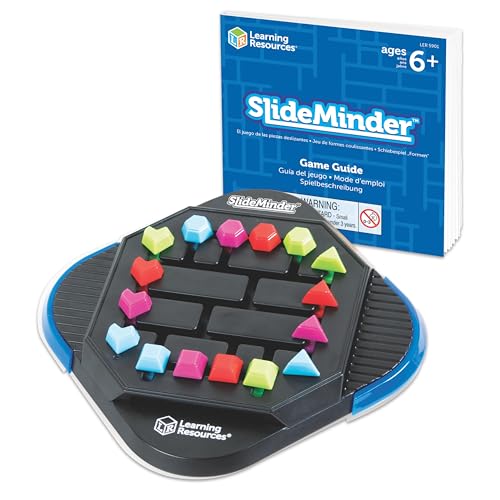 Learning Resources SlideMinder Brain Teaser Puzzle-Spiel - 3D-Puzzles, Fidget-Spielzeug für Kinder, Reisespielzeug, Geschenk für Kinder ab 6 Jahren von Learning Resources