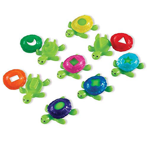 Learning Resources Smart Splash Schildkröten Formen-Steckspiel, 5 Inch von Learning Resources